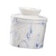 thumbnail image 4 of Mantequera para mantequilla fresca untable. Mantequera de porcelana para hoteles. Mármol azul, 4 of 9