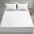 thumbnail image 2 of Lux Decor Collection California King Sheets Set - 4 Pc Deep Pocket Bed Sheets for California King Size Bed, Hotel Luxury Double Brushed Bedding Sheets & Pillowcases - White, 2 of 7