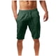 thumbnail image 1 of Pantalones largos de moda para hombre, informales, lisos, con bolsillos, de cintura alta, holgados, hasta la rodilla, 1 of 5