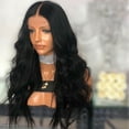 thumbnail image 4 of DOPI Human Hair Wigs For Women Black Color Natural Lace Hair Woman Sexy Wavy Long Fashion Synthetic Wig Pink Natural Curly, 4 of 6