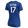 thumbnail image 3 of Women's Fanatics Shohei Ohtani Royal Los Angeles Dodgers Plus Size Name & Number T-Shirt, 3 of 3