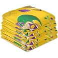 thumbnail image 4 of SKYSONIC Mardi Gras Kitchen Towel Set of 1,Super Soft Absorbent Hand Towel Tea Towel Tableware Cleaning Rag for Kitchen, Home, Hotel, Beach, Bathroom, Gym, 4 of 7