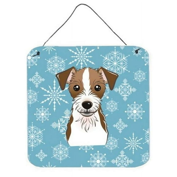 Carolines Treasures BB1636DS66 Snowflake Jack Russell Terrier Wall and Door Hanging Prints