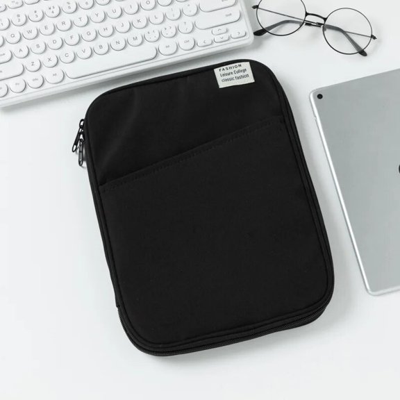11 Inch Tablet Sleeve Case for iPad Air 4 5 Pro 11 Mini 5 6 iPad Case for XiaoMi 5 Protective Bag Carrying Case with Pocket (Black)