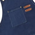 thumbnail image 3 of Delantal de lona Apron AFUN Chef para hombre y mujer, color azul oscuro, 3 of 6