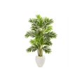 thumbnail image 1 of Nearly Natural Areca Palm - Artificial plant - white planter, 1 of 1