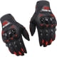 thumbnail image 1 of Guantes para Motociclista Hanylish Antideslizantes, Unisex, Negro-Rojo, Talla M, 1 of 5