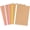Pink, variant on Zaioo 5 Pack A5 Composition Notebook, Kraft Lined Journal Bulk with Pink Spine, 5 Colors, 60 Pages for Women Girls , School Office Supplies