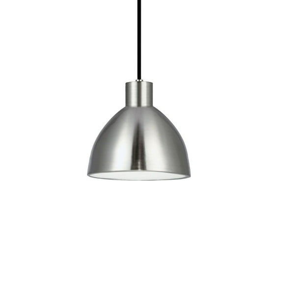 PD1706-BN-Kuzco Lighting-Chroma - 9W LED Dome Pendant-6.25 Inches Tall and 6.25 Inches Wide-Brushed Nickel Finish    -Traditional Installation