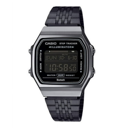 Casio Vintage Digital Smartphone Link Stainless Steel Quartz ABL-100WEGG-1B Unisex Watch