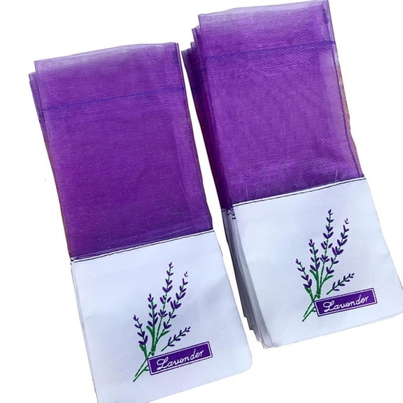 20PCS Lavender Bag Empty Sachets Bags for Fragrant Closets and Dried Flower Storage Bag