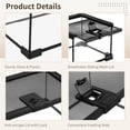 thumbnail image 2 of Mini Reptile Glass Terrarium 7.9 x 7.9 x 5.7", Full View Rainforest Vivarium Tank, Stackable Amphibian Enclosure Cage for Turtles, Geckos, Frogs, Hermit Crabs, No Installation Needed, 2 of 6