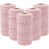 Just Artifacts 12Ply 110-Yards Decorative ECO Bakers Twine for DIY Crafts & Gift Wrapping (5pc, Bubblegum Pink)