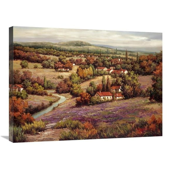 24 x 32 in. Villagio Distante I Art Print - Lazzara