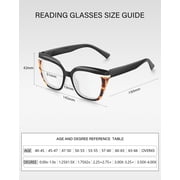3-Pack Women Reading Glasses with Blue Light Blocking and Anti-Glare Features +3.00