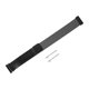 thumbnail image 3 of Correa de reloj de malla de acero inoxidable Uxcell de 16mm, correa de reloj metálica de liberación rápida ajustable con hebilla magnética para hombres y mujeres, negra, 3 of 7
