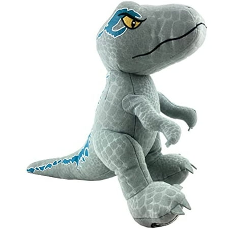 Jurassic World Dominion Blue Velociraptor 10.5" Stuffed Plush Dinosaur