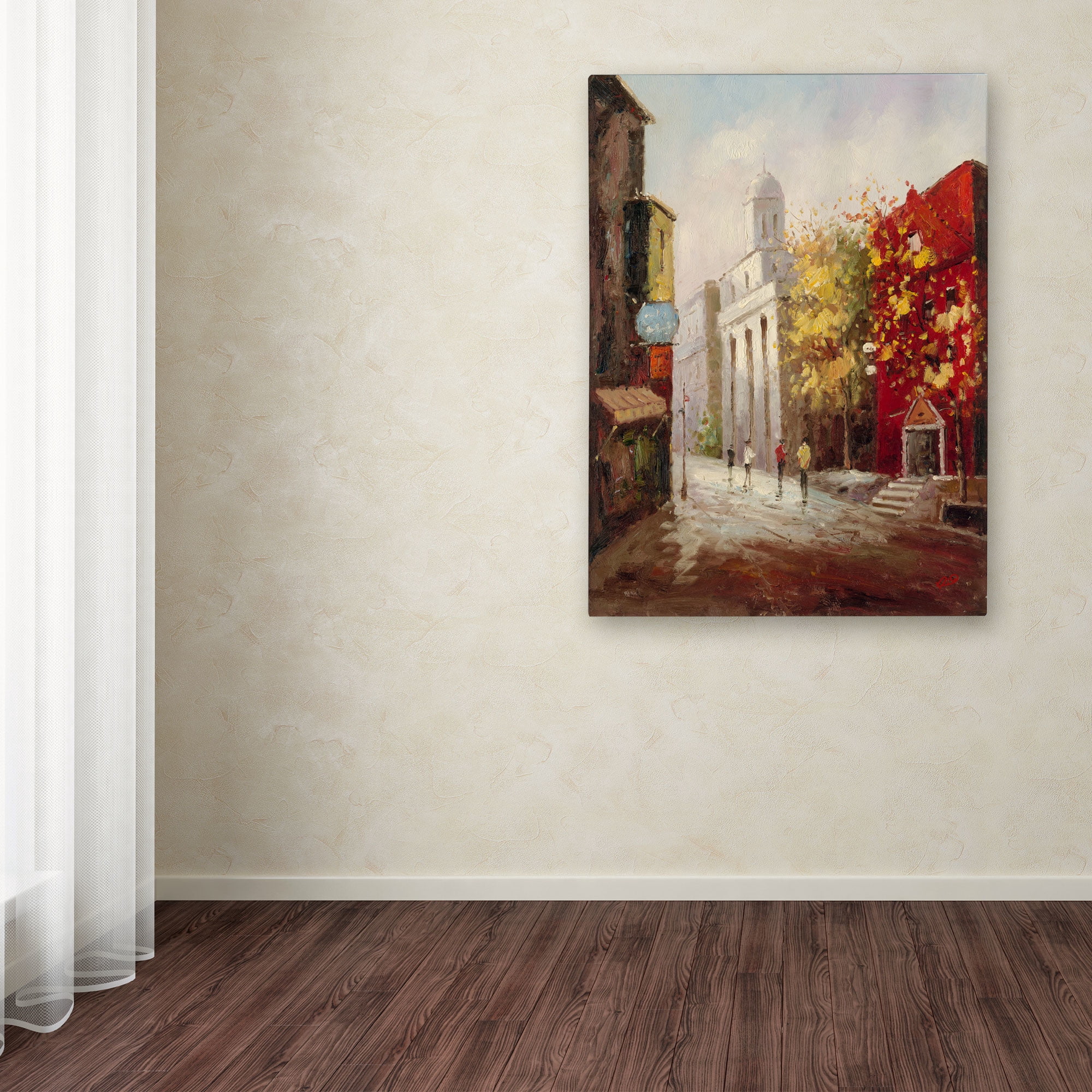 Trademark Fine Art "Sunday Morning in Bari Italy" Canvas Art by Rio