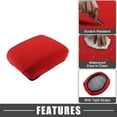 thumbnail image 3 of Center Console Cover Armrest Cover Car Arm Rest Box Cover for Subaru Outback 2020-2023 Neoprene Red, 3 of 6