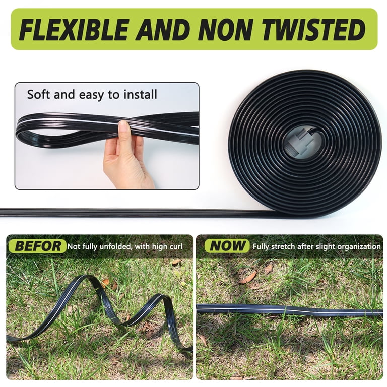 Sunifier Sprinkler Soaker Hose 100ft Heavy Duty with Stakes photo 6