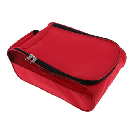 

Travel for unisex adult Waterproof Golf Shoes Case Pouch Carrier with Red