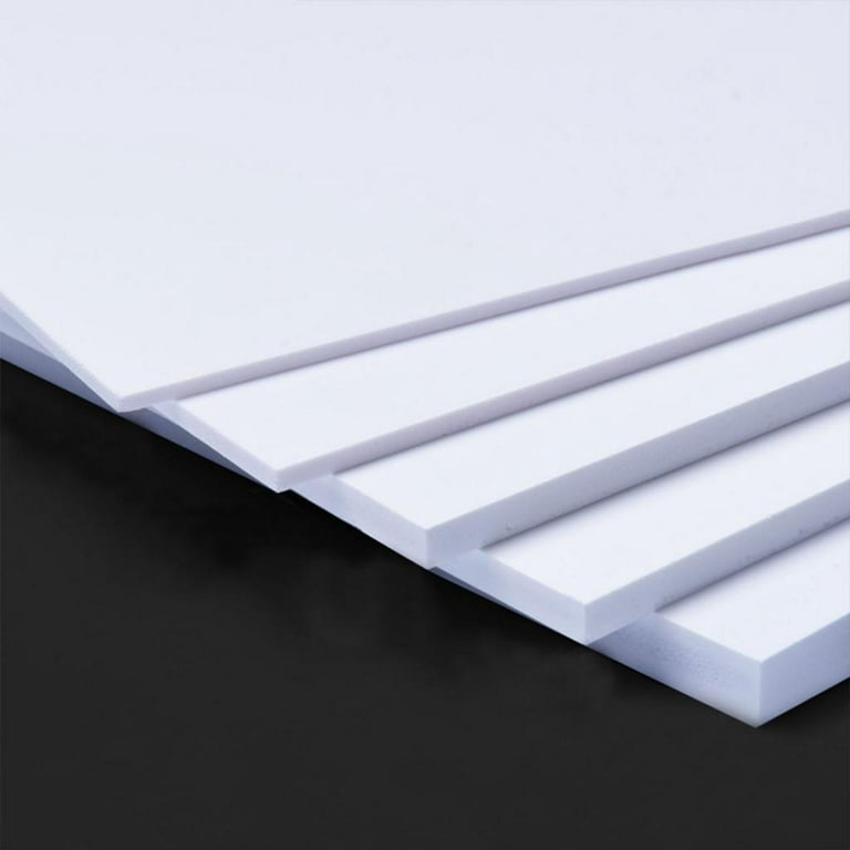 PVC Foam Board Black/White Plastic Model Sheet Material for DIY Model Part  Accessories Thickness 1mm/2mm/3mm/4mm/5mm-18mm - AliExpress