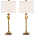 thumbnail image 7 of Maxax 28" Traditional Table Lamps Set of 2, Gold Bedside Nightstand Lamps with USB Charging Port for Living Room, Bedroom, 7 of 7