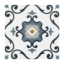 Homestock Rococo Radiance 12x12 Self-Adhesive Vinyl Floor Tile, Slate, 20 Tiles/20 Sq. Ft., Easy Peel & Stick Installation