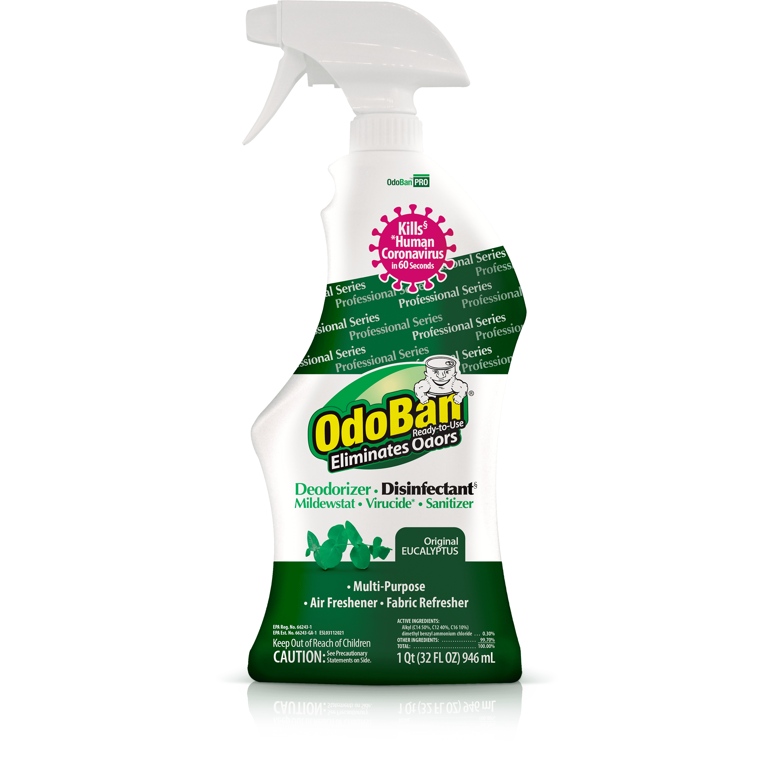 OdoBan Eucalyptus Deodorizer Disinfectant Spray