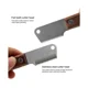 thumbnail image 2 of Cuchillo Pelacables para Perros, Herramienta para El Cuidado De Mascotas con Mango De Madera Ergonómico, Gris, 2 of 4