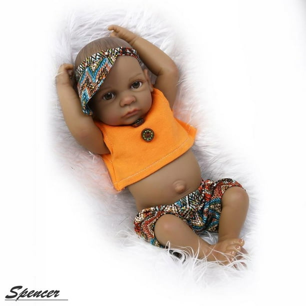Spencer 11 27cm Mini Black Reborn Newborn Baby Doll