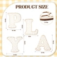 thumbnail image 2 of Letrero de madera de ratán con letras de ratán para decoración de sala de juegos, 30 cm, 2 of 7