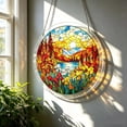 thumbnail image 3 of Acrylic Jigsaw Puzzle Suncatcher-Galactic Colorful Birds, Stained Glass Window Hanging, Home Decor Creative Mom Gifts, Birthday Gifts for Women,Wife, Sisters, Aunt, Besties 7.4in, 3 of 5