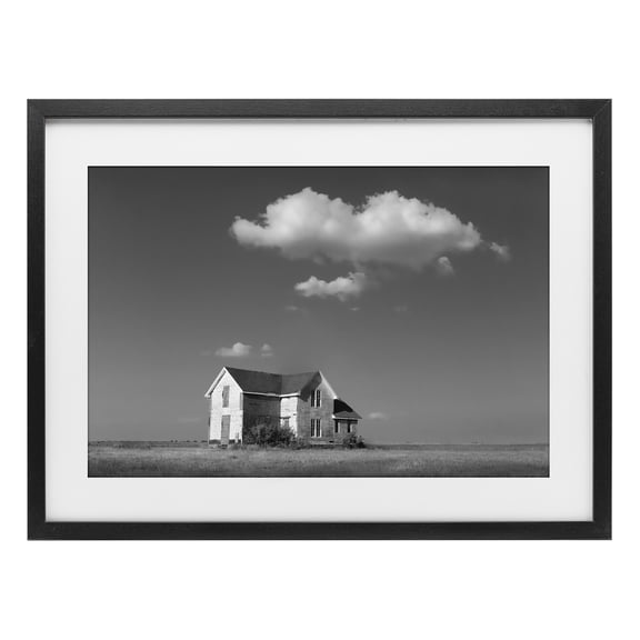 Stupell Industries Southwestern Solitary Erstwhile Cottage Black Framed Print Under Glass, 20 x 14, by Steve Toole