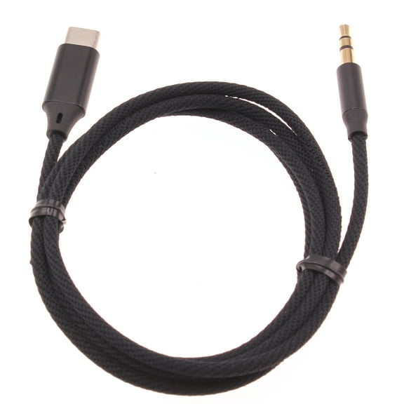 Aux Cable USB-C to 3.5mm for Samsung Galaxy A06/A16 5G/A26 5G/A36 5G/A56 5G - Audio Cord Car Stereo Aux-in Adapter Speaker Jack Wire Braided TYPE-C