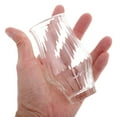 thumbnail image 5 of Ribbed Glassware Clear Drinking Glasses Ice Coffee Cup Glass Tumbler Stackable Glasses Cocktail Glasses Beer Glasses 150ml, 5 of 8