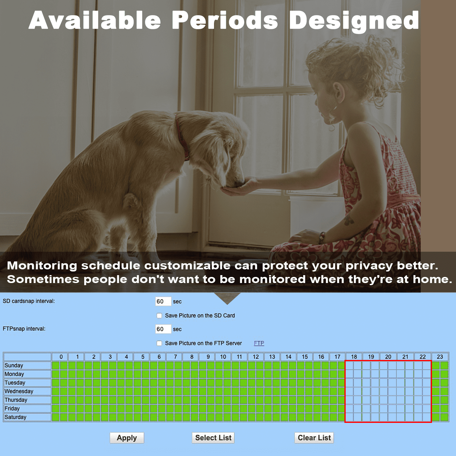 GENBOLT 2K Pet Camera, WiFi Security Camera Indoor,Home Surveillance IP Camera CCTV with Humanoid Detection, Auto Cruise Dog Cam with Audio Alarm