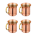 thumbnail image 1 of 4X Stainless Steel Beer/Milk Mug,Handcrafted Cup,,Drinkware Tableware, 1 of 5