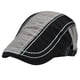 thumbnail image 1 of Sombrero retro de espiga para hombre, estilo campestre, plano, estilo baker boy, con visera Negro, 1 of 4
