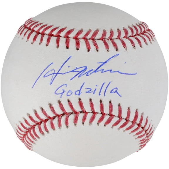 Collectible Hideki Matsui New York Yankees Autographed Baseball with "Godzilla" Inscription
