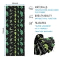 thumbnail image 2 of Green Dinosaurs MultiShapes Pattern Hot Yoga Mat Towel Non Slip for Hot Yoga - Quick-Drying Yoga Mat Cover with 4 Corner Pockets with Travel Bag - Hot Yoga Towel Non Slip 74"x26", 2 of 6