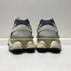 thumbnail image 3 of New Balance Unisex White Leather Mesh Running Shoes Men's Size 5, 3 of 6