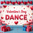 thumbnail image 5 of Red Theme Valentine's Banner Heart Shape Love Display Rose Decor Romantic  Heart Backdrop for Valentine's Party Romantic Date Anniversary Celebration, 5 of 8