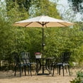 thumbnail image 6 of Polytrends Amada 9 ft. Patio Umbrella with Fillable Base Beige, 6 of 8