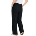 thumbnail image 2 of Woman Within Plus Size 7-Day Rib-Knit Wide-Leg Pull-On Pants, 2 of 2