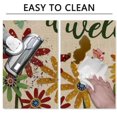 thumbnail image 6 of Summer Door Mat Welcome Floral Door Mat for Front Door, Home Entrance, Yard, Floor, Patio, Non Slip Spring Summer Welcome Mat Indoor Outdoor Flowers Doormat 30"*17", 6 of 6