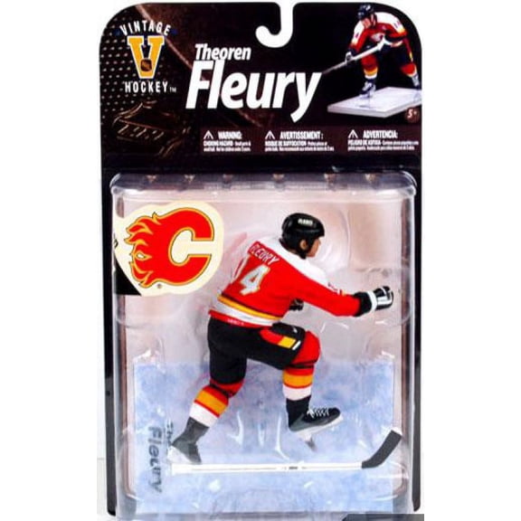Theo Fleury Action Figure Red Jersey Sports Picks Legends Series 8 NHL