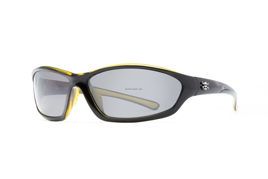 Calcutta SH1G Steelhead Sunglasses Matte Black Frame/Gray Lens 63mm Lens 