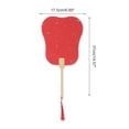 thumbnail image 2 of Unique Bargains Folding Fan Red Palm-Leaf, 2 of 5