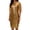 Gold, variant on Chiffon Sleeve Metallic Midi Dress for Women Round Neck Split Sleeve Loose Fit Dress Luxurious and Comfortable for Date Nights and Dinners